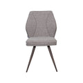 Eetkamerstoel Silvain - Mushroom - Boucle - Brons Metalen Frame