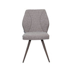 Eetkamerstoel Silvain - Mushroom - Boucle - Brons Metalen Frame