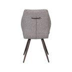 Eetkamerstoel Silvain - Mushroom - Boucle - Brons Metalen Frame