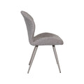 Eetkamerstoel Silly - Mushroom - Boucle - Taupe Metalen Frame