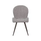 Eetkamerstoel Sil - Mushroom - Boucle - Brons Metalen Frame