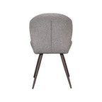 Eetkamerstoel Sil - Mushroom - Boucle - Brons Metalen Frame