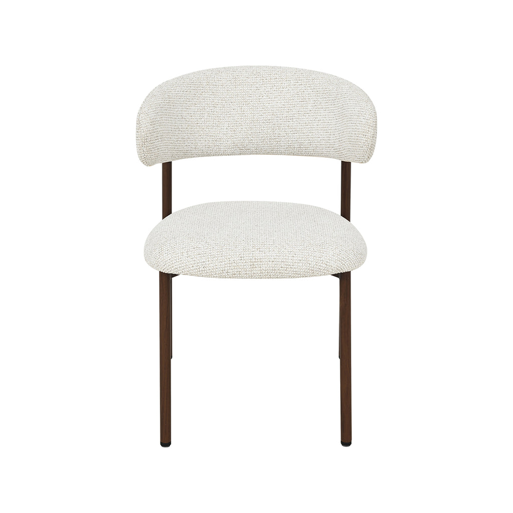 Eetkamerstoel Kaito - Naturel - Geweven - Walnoot Houten Frame