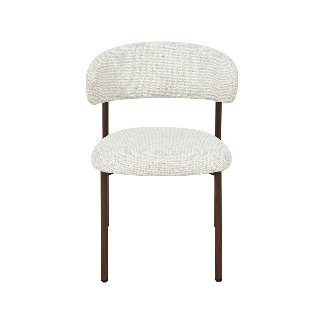 Eetkamerstoel Kaito - Naturel - Geweven - Walnoot Houten Frame