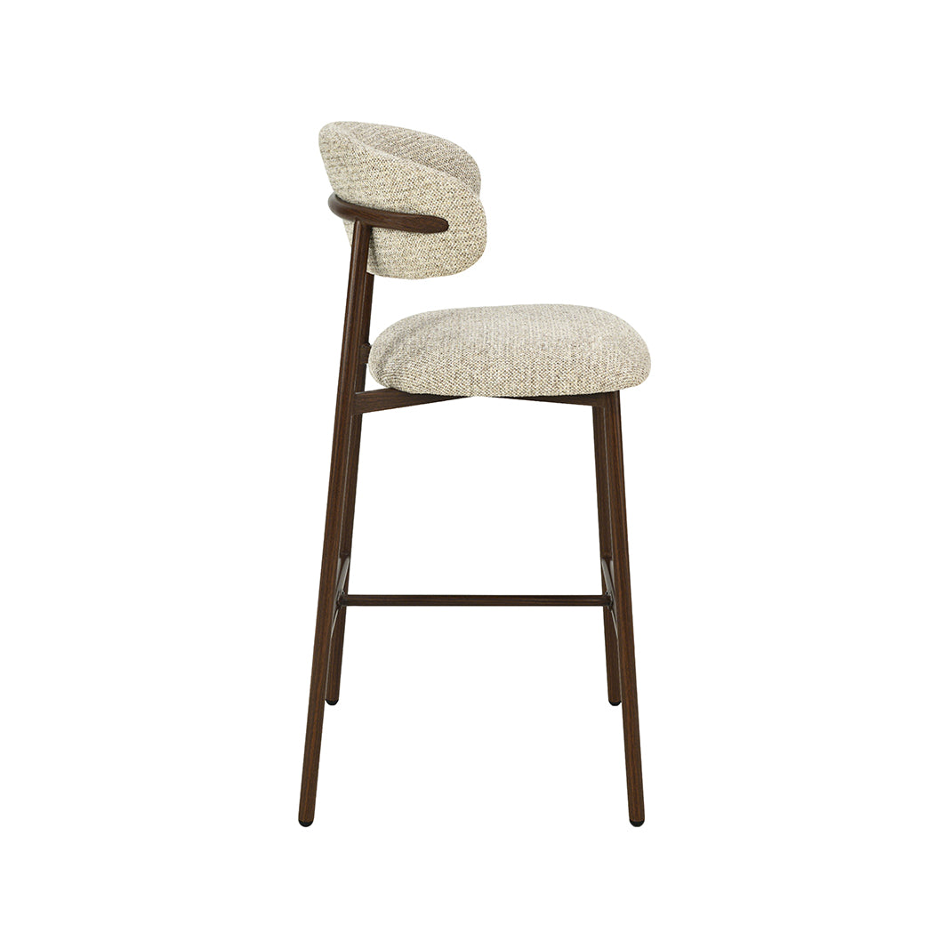Barkruk Kaito - Beige - Prestige - Laag