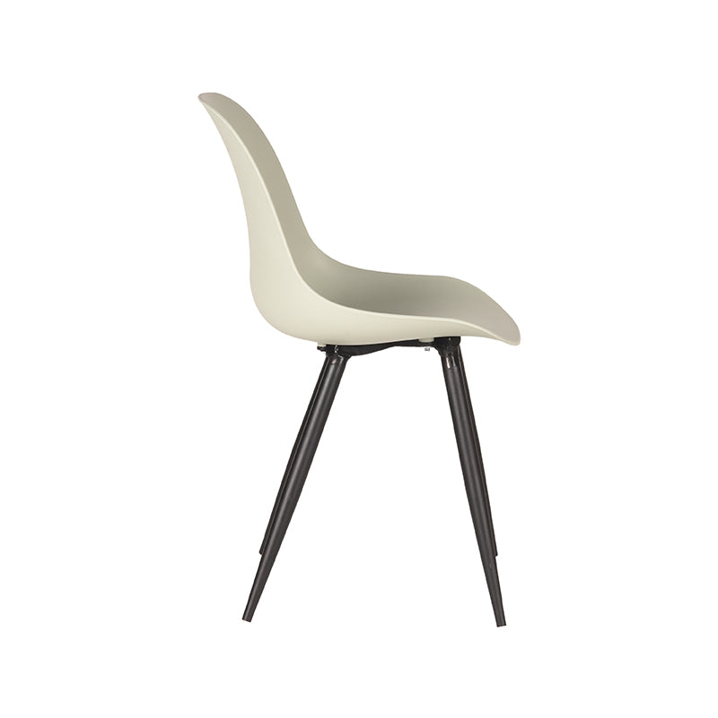 Eetkamerstoel Monza - Breeze - PP - Zwart Metalen Frame