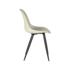 Eetkamerstoel Monza - Breeze - PP - Zwart Metalen Frame