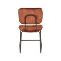 Eetkamerstoel Dez - Rust - Velours - Zwart Metalen Frame