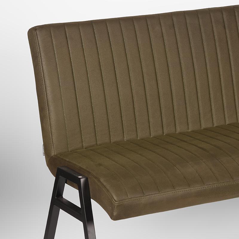 Eetkamerbank Matz - Army - Microvezel - 145 cm