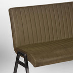 Eetkamerbank Matz - Army - Microvezel - 145 cm