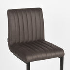 Barkruk Milo - Antraciet - Microvezel - Laag