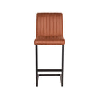 Barkruk Milo - Cognac - Microvezel - Laag