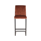 Barkruk Milo - Rust - Velours - Laag