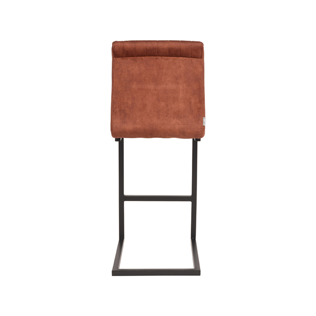 Barkruk Milo - Rust - Velours - Laag