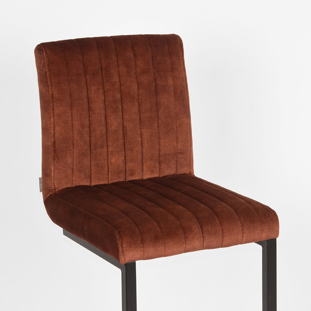 Barkruk Milo - Rust - Velours - Laag