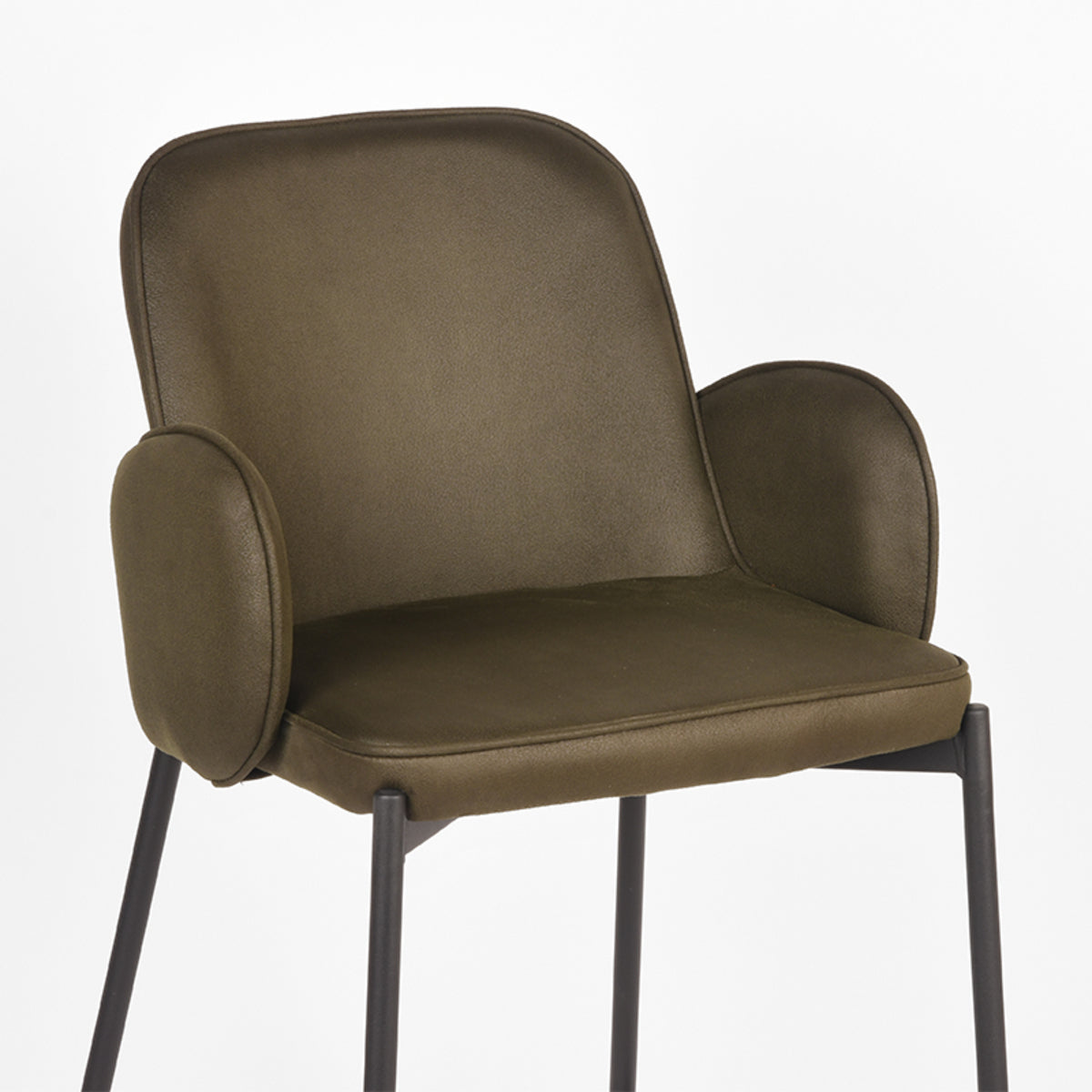 Barkruk Jari - Army - Microvezel - Laag