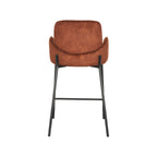 Barkruk Jari - Rust - Velours - Laag