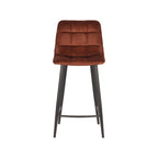 Barkruk Jelt - Rust - Velours - Laag