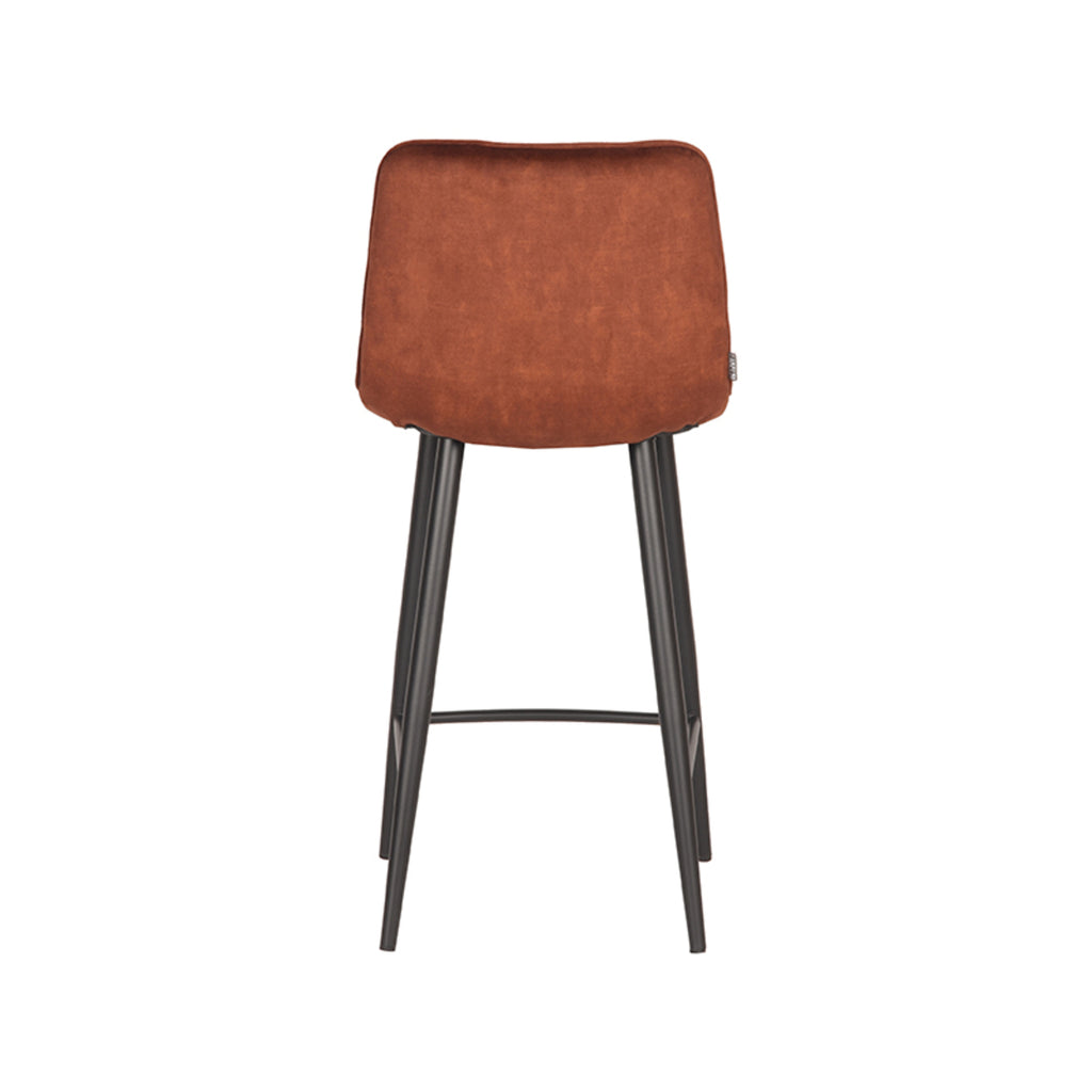 Barkruk Jelt - Rust - Velours - Laag