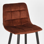 Barkruk Jelt - Rust - Velours - Hoog