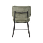 Eetkamerstoel Noah - Forest - Ribcord - Zwart Metalen Frame