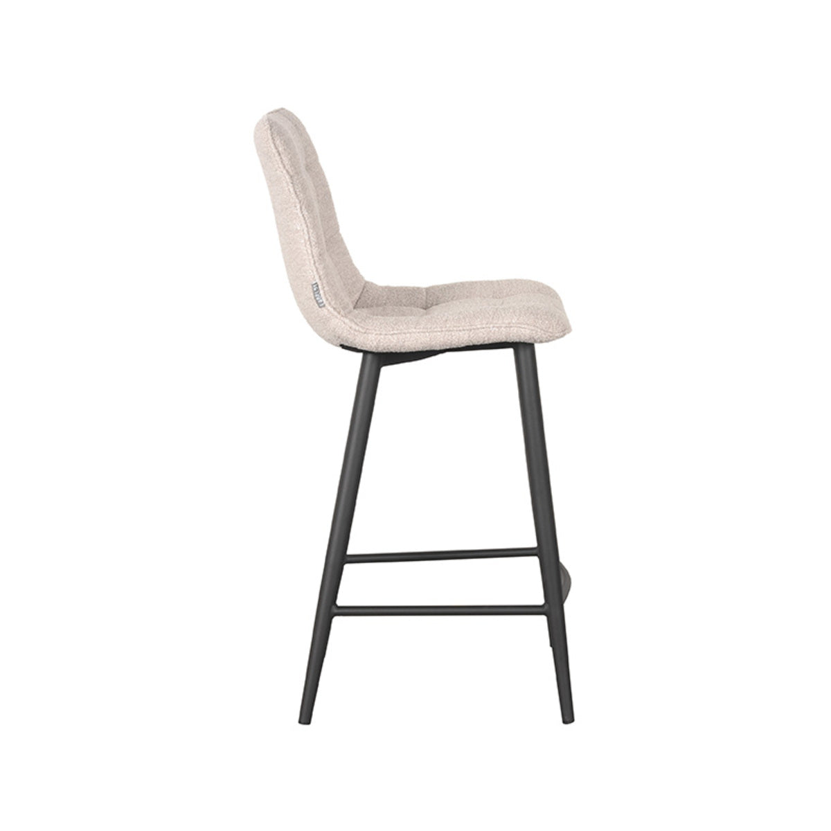 Barkruk Jelt - Naturel - Boucle - Laag