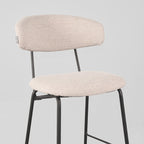 Barkruk Zack - Naturel - Boucle - Laag