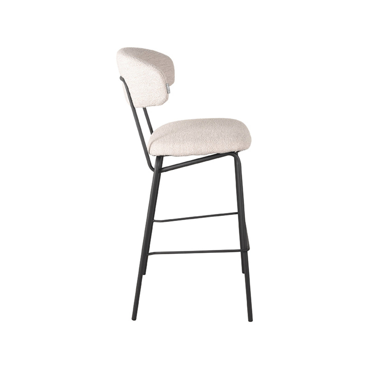 Barkruk Zack - Naturel - Boucle - Hoog