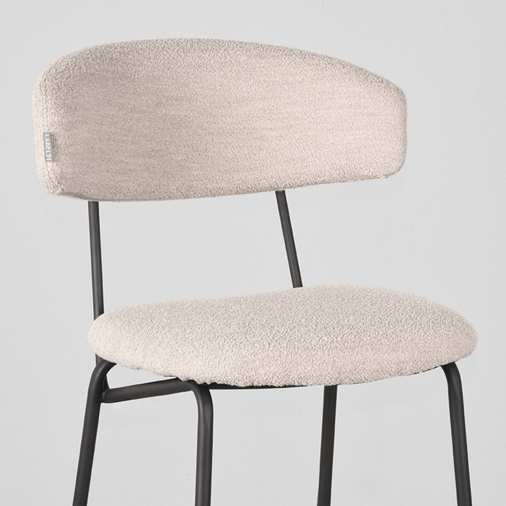 Barkruk Zack - Naturel - Boucle - Hoog