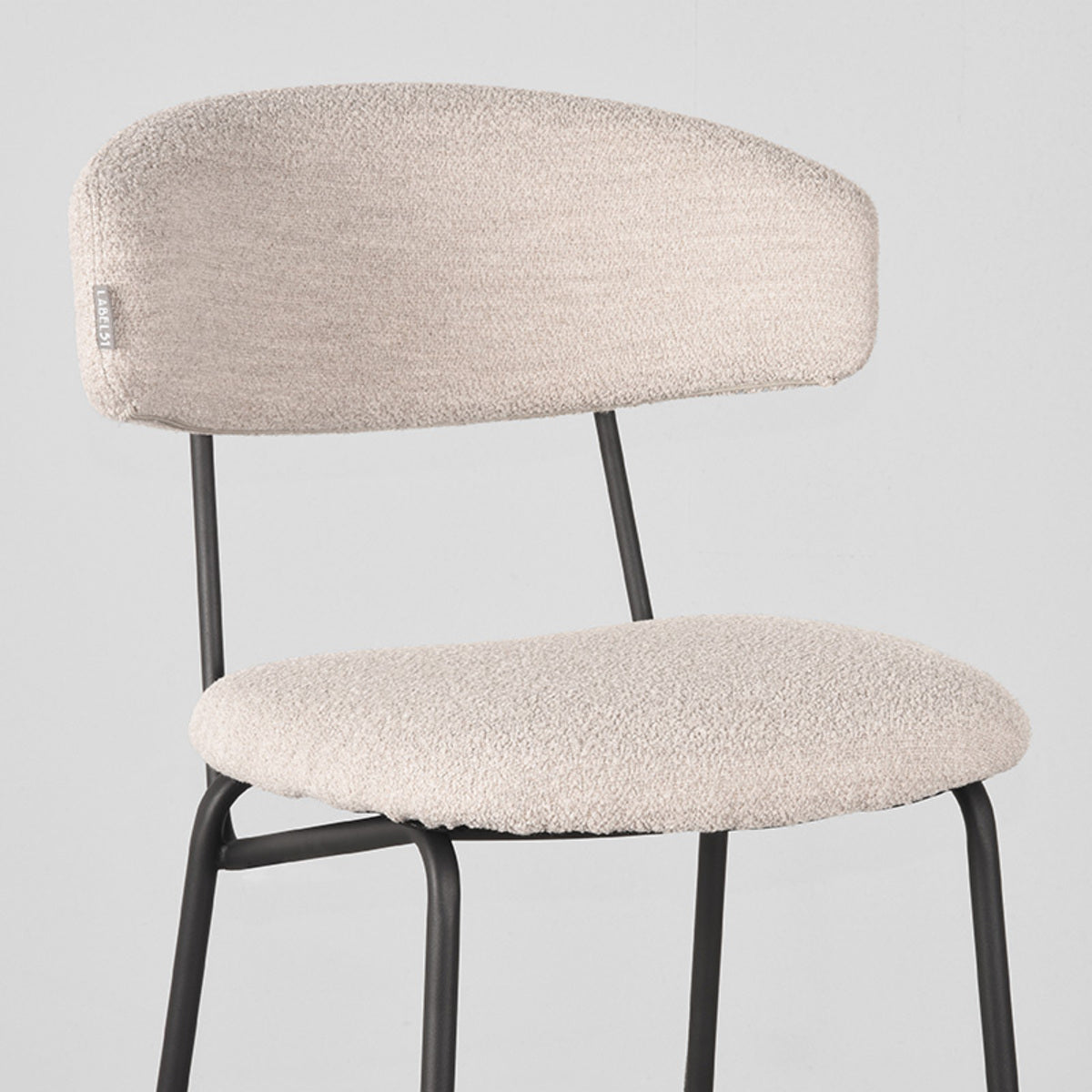 Barkruk Zack - Naturel - Boucle - Hoog