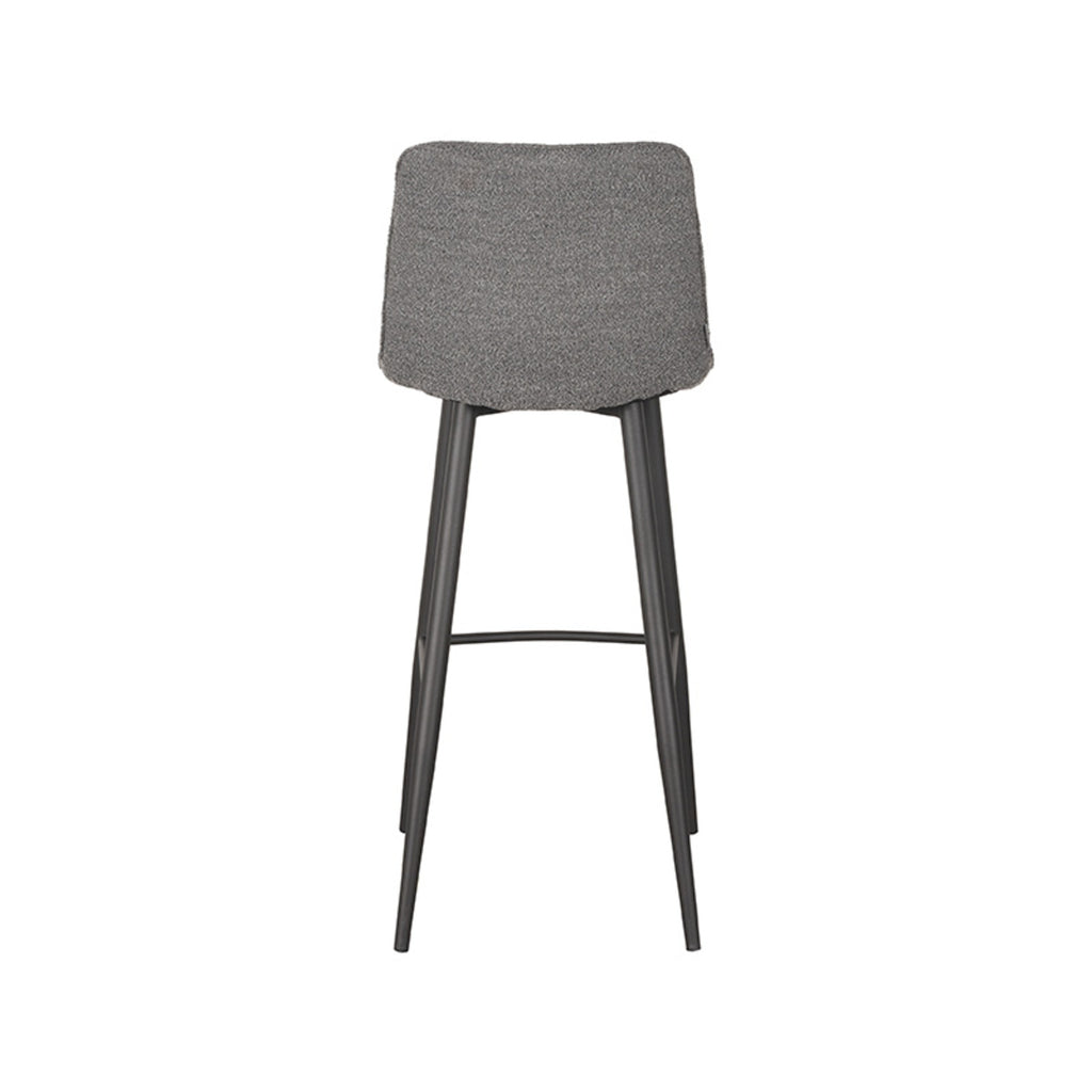 Barkruk Jelt - Grijs - Boucle - Hoog