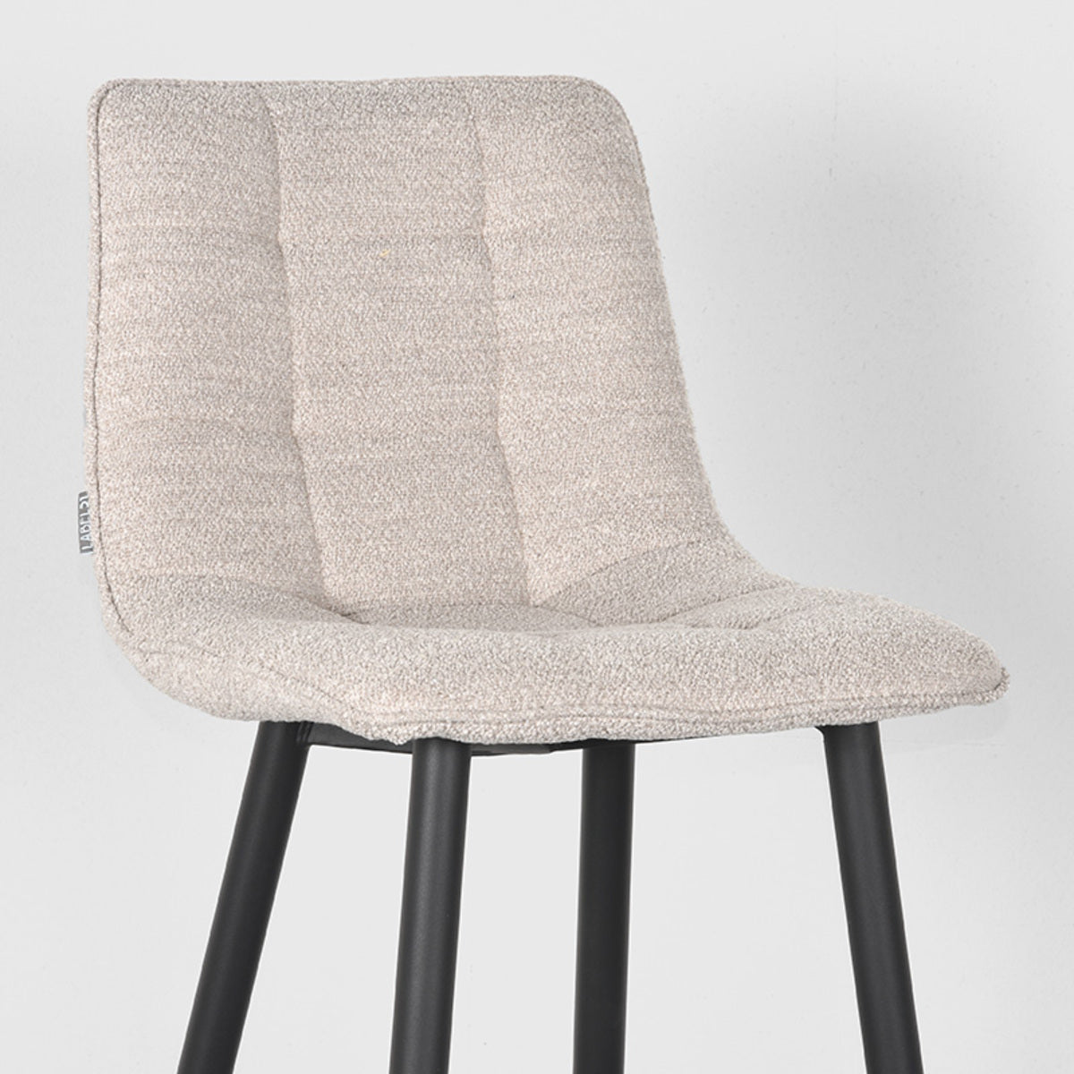 Barkruk Jelt - Naturel - Boucle - Hoog