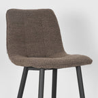 Barkruk Jelt - Bruin - Boucle - Hoog