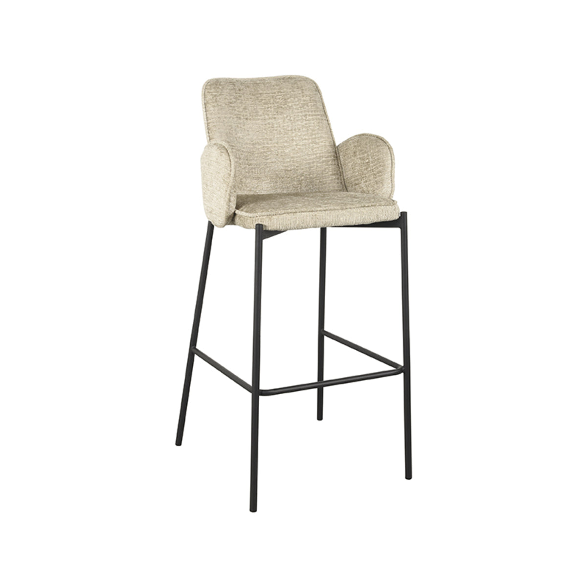 Barkruk Joni - Beige - Elegance - Hoog