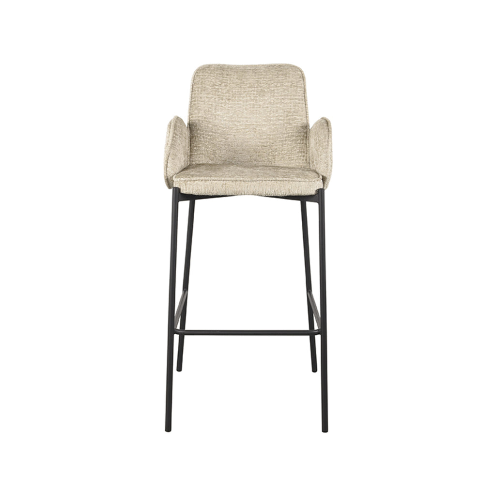 Barkruk Joni - Beige - Elegance - Hoog