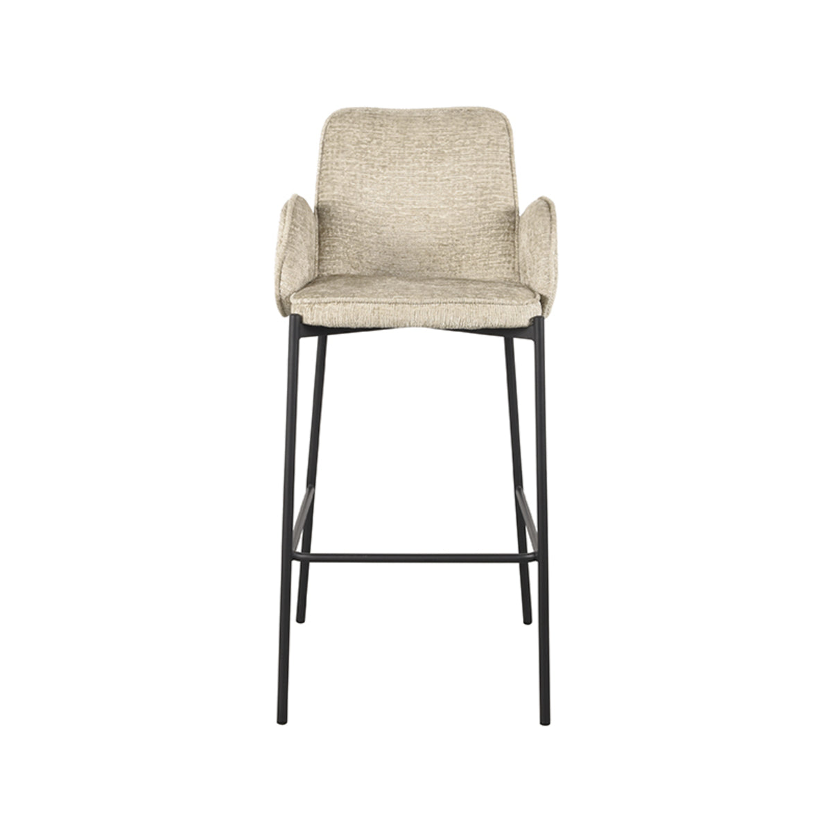 Barkruk Joni - Beige - Elegance - Hoog