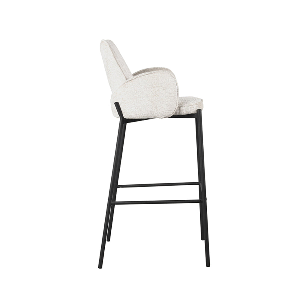 Barkruk Joni - Creme - Elegance - Hoog