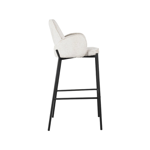 Barkruk Joni - Creme - Elegance - Hoog