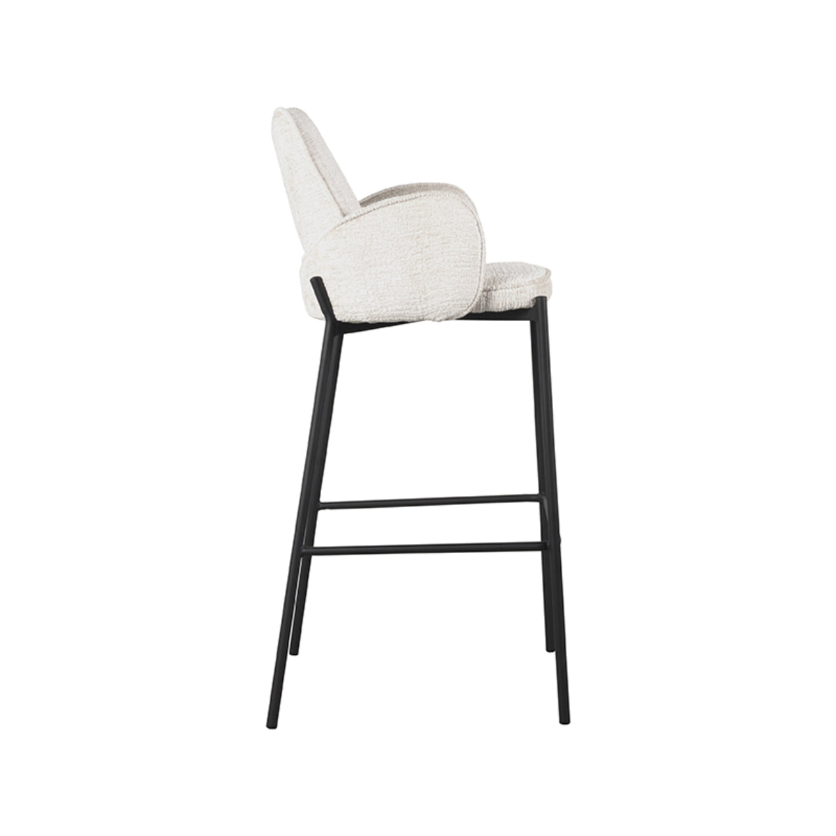Barkruk Joni - Creme - Elegance - Hoog