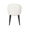 Eetkamerstoel Logan - Creme - Elegance - Zwart Metalen Frame