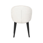 Eetkamerstoel Logan - Creme - Elegance - Zwart Metalen Frame