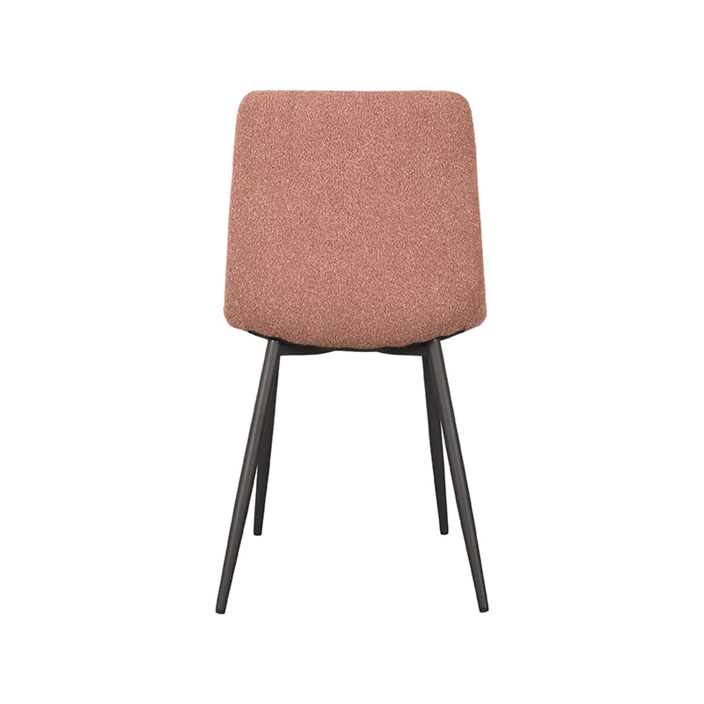 Eetkamerstoel Juul - Terra - Boucle - Zwart Metalen Frame