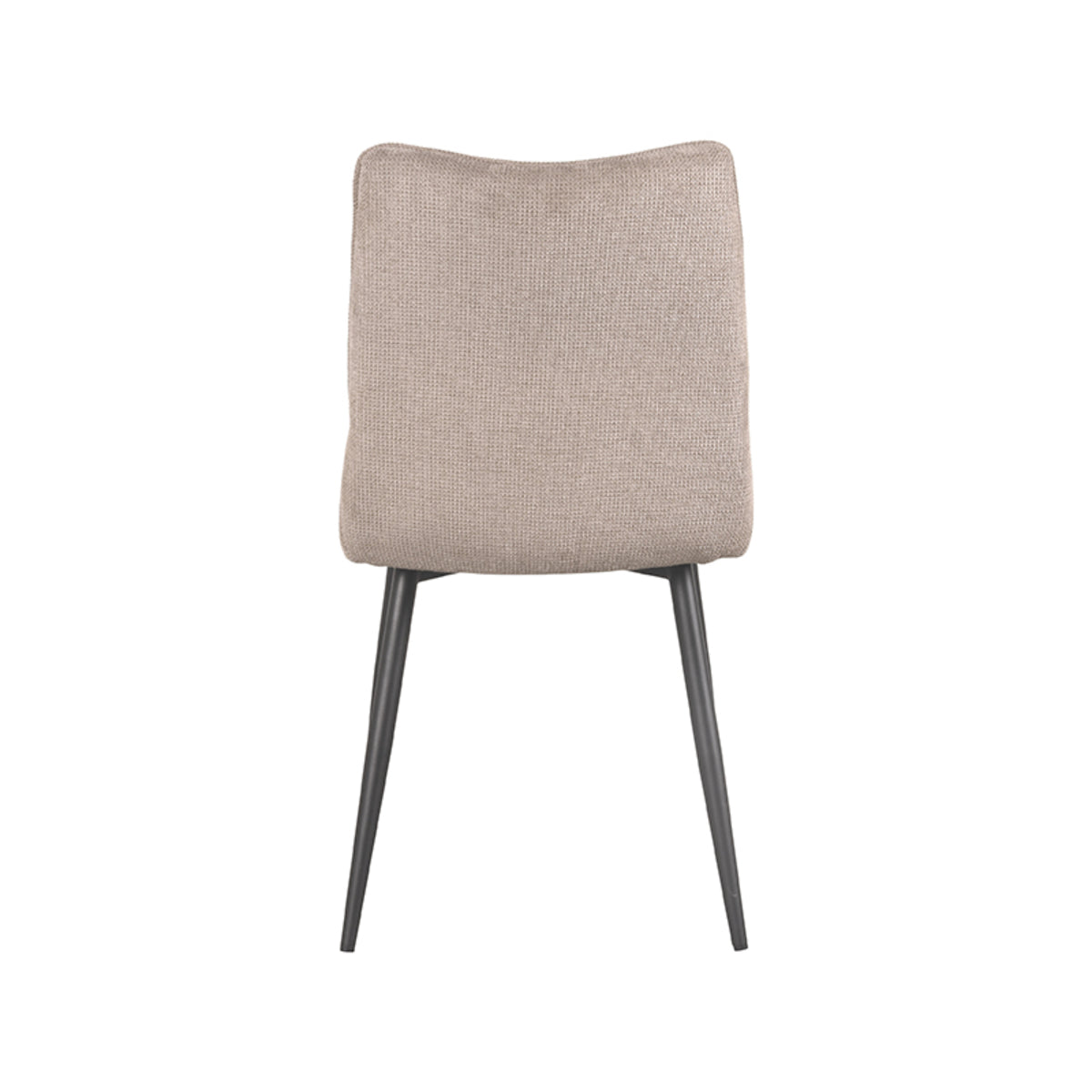 Eetkamerstoel Riv - Clay - Cato - Zwart Metalen Frame