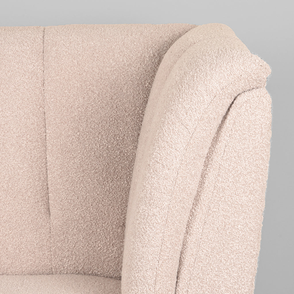 Eetkamerbank Modula - Naturel - Boucle - Hoek