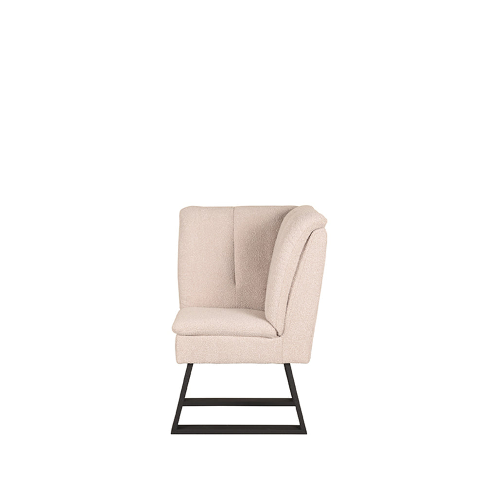Eetkamerbank Modula - Naturel - Boucle - Hoek