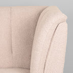 Eetkamerbank Modula - Naturel - Boucle - Hoek