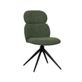 Eetkamerstoel Finn - Forest - Royal Boucle - Zwart Metalen Frame