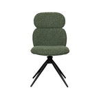 Eetkamerstoel Finn - Forest - Royal Boucle - Zwart Metalen Frame