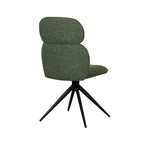 Eetkamerstoel Finn - Forest - Royal Boucle - Zwart Metalen Frame
