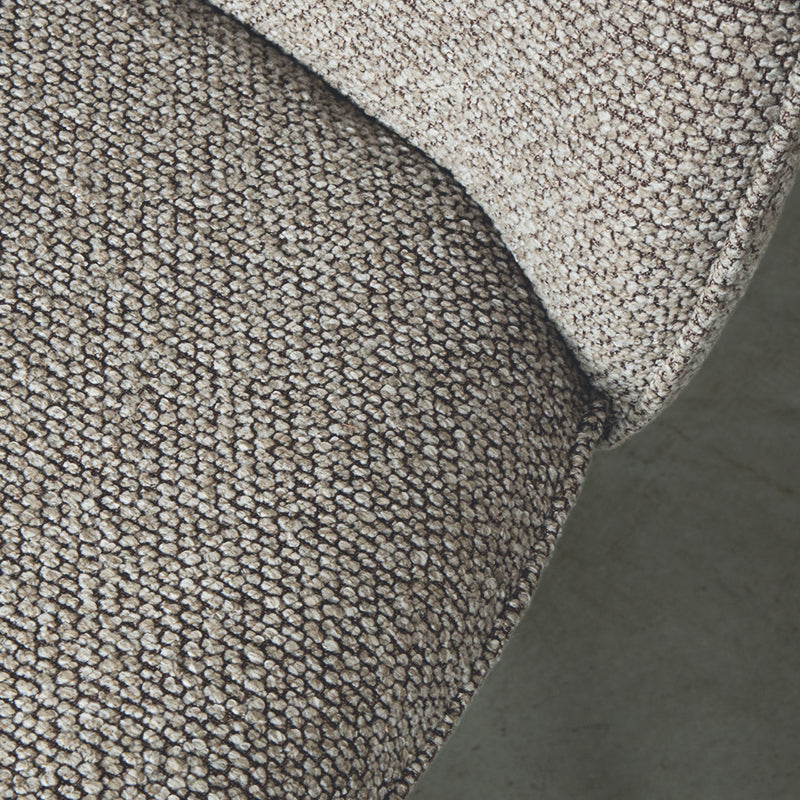 Eetkamerstoel Finn - Mushroom - Royal Boucle - Zwart Metalen Frame